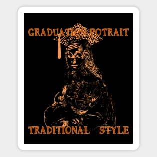 *Le Mona Lisa Graduation DP Magnet